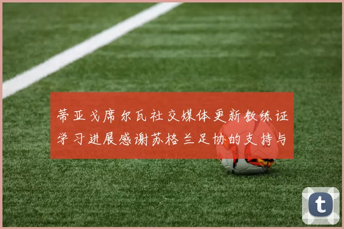 蒂亚戈席尔瓦社交媒体更新教练证学习进展感谢苏格兰足协的支持与帮助