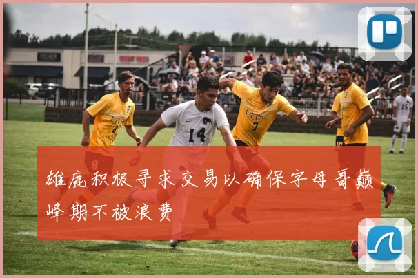雄鹿积极寻求交易以确保字母哥巅峰期不被浪费
